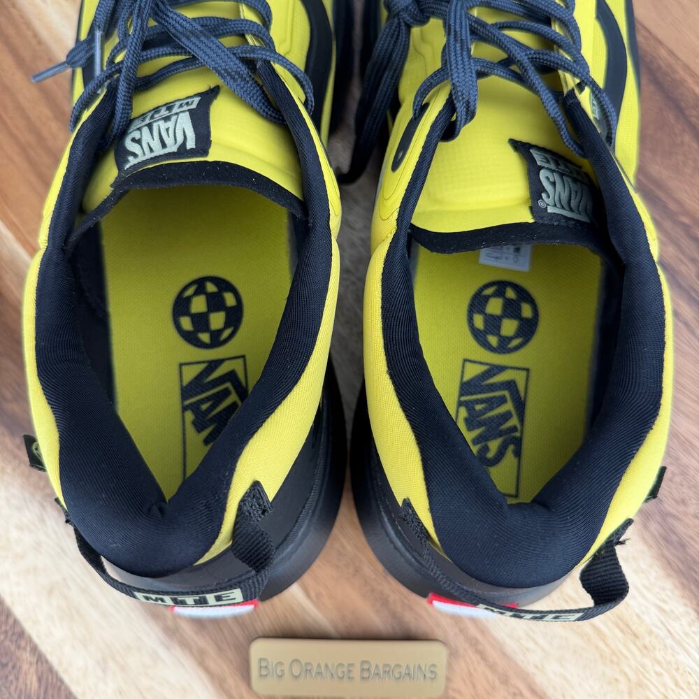 Vans MTE Crosspath Yellow Black Hiking Trail Shoes Men's 6.5 / Women's 8 NEW - Picture 5 of 8
